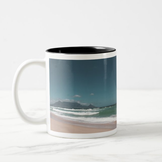 Tasse 2 Couleurs Cape Town Table Mountain Océan (Gauche)