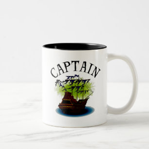 Tasse 2 Couleurs Capitaine de pirate
