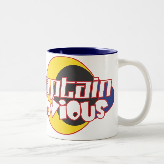 Tasse 2 Couleurs Capitaine Obvious (Droit)