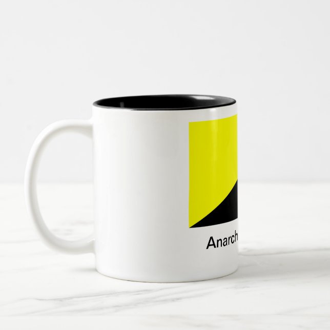 Tasse 2 Couleurs Capitalisme d'Anarcho- (Gauche)