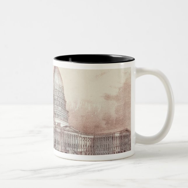 Tasse 2 Couleurs Capitol des Etats-Unis, DC de Washington (Droit)