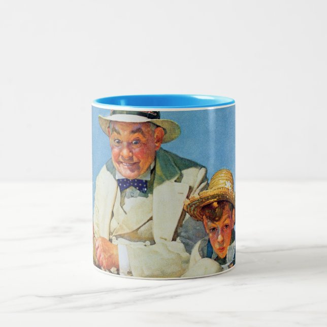 Tasse 2 Couleurs Capture le grand (Centre)