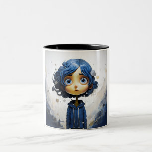 Tasse 2 Couleurs Capuchons de coraline