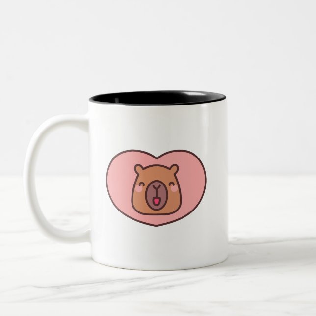 Tasse 2 Couleurs Capybara (Gauche)