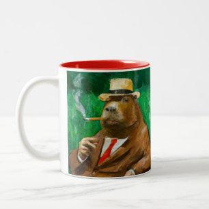 Tasse 2 Couleurs Capybara classique