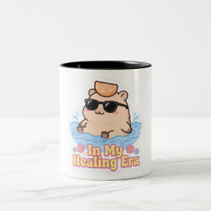 Tasse 2 Couleurs Capybara Drôle Dans Mon Ère de Guérison