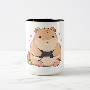 Tasse 2 Couleurs Capybara Mignon Casquette Design Kawaii