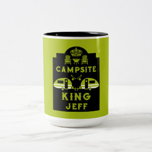 Tasse 2 Couleurs Caravan King Cadeaux Pour Campeurs