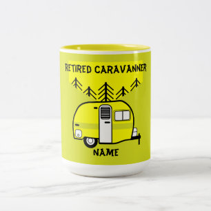 Tasse 2 Couleurs Caravane à la retraite cadeaux d'art Aimer ma cara