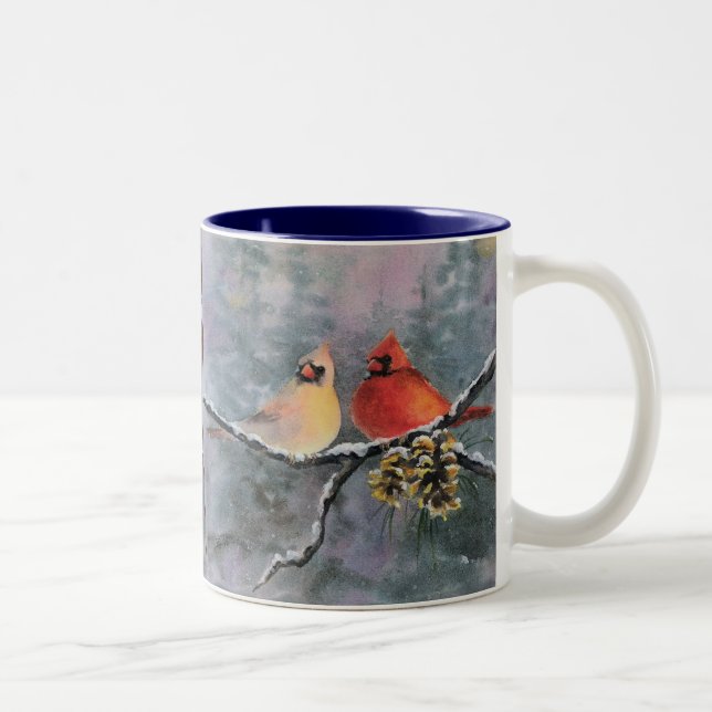 Tasse 2 Couleurs CARDINAUX par SHARON SHARPE (Droit)