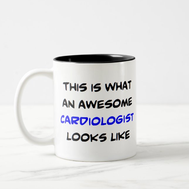 Tasse 2 Couleurs cardiologue, génial (Gauche)