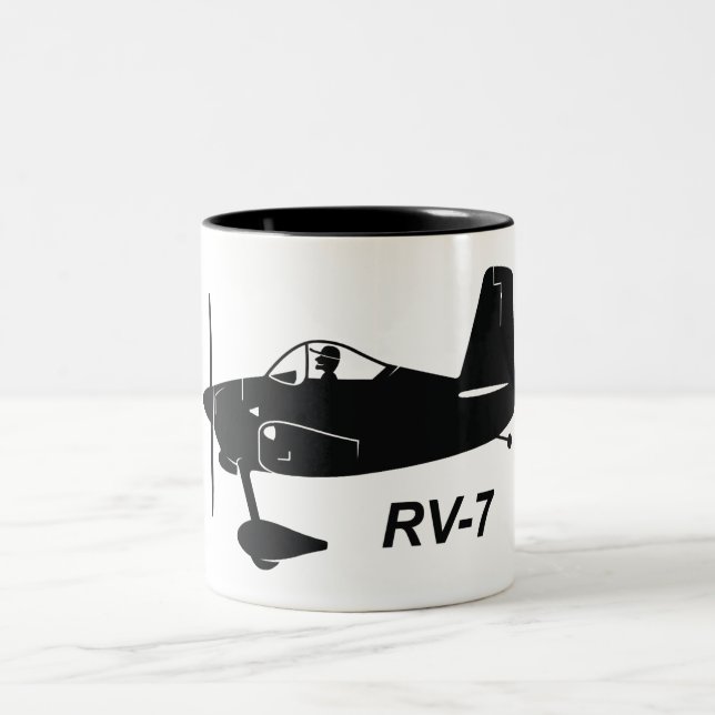 Tasse 2 Couleurs Caricature des fourgons RV-7 (Centre)