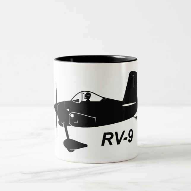 Tasse 2 Couleurs Caricature des fourgons RV-9 (Centre)