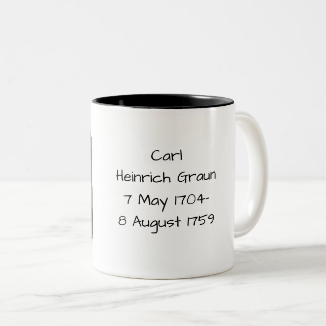 Tasse 2 Couleurs Carl Heinrich Graun (Devant droit)
