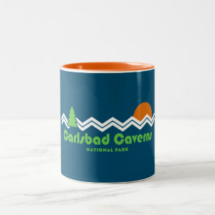 Tasse 2 Couleurs Carlsbad Caverns National Park Retro