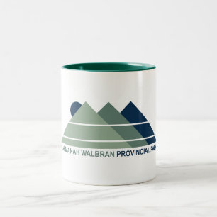 Tasse 2 Couleurs Carmanah Walbran Parc provincial Mountain Sun