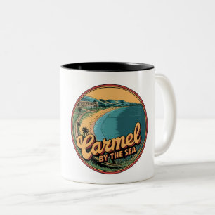 Tasse 2 Couleurs Carmel par mer plage californie côte pacifique g