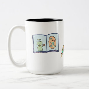 Tasse 2 Couleurs Carnet de croquis mignon pour artistes voyageurs