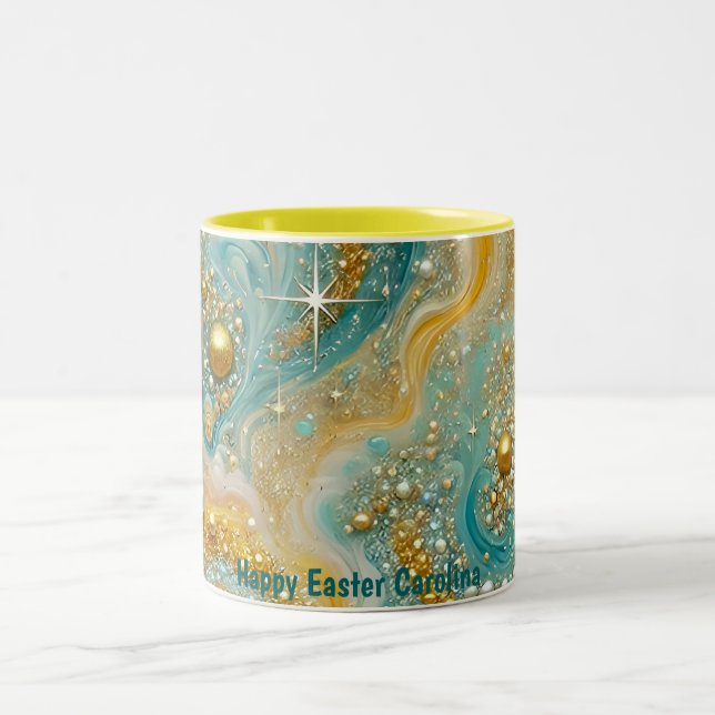 Tasse 2 Couleurs CAROLINA ~ motif Abstrait EASTER ~ (Centre)