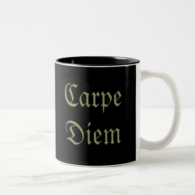 Tasse 2 Couleurs Carpe Diem (Droit)