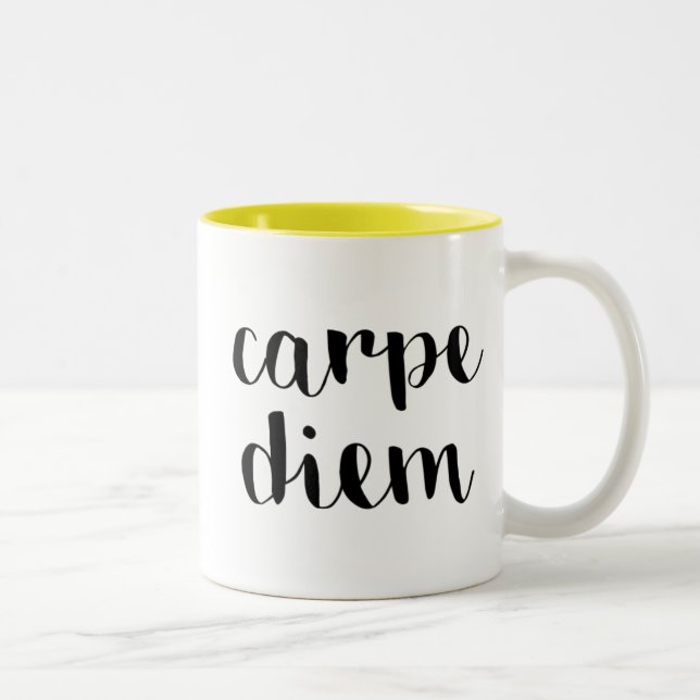 Tasse 2 Couleurs Carpe Diem (Droit)
