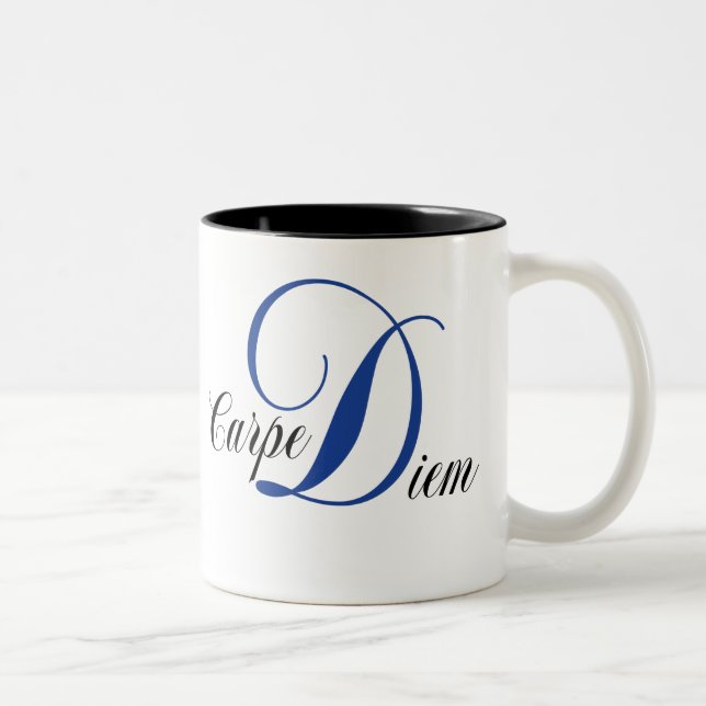 Tasse 2 Couleurs Carpe Diem (Droit)