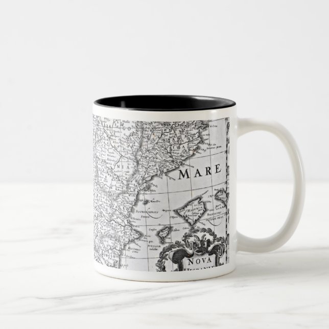 Tasse 2 Couleurs Carte de l'Espagne (Droit)