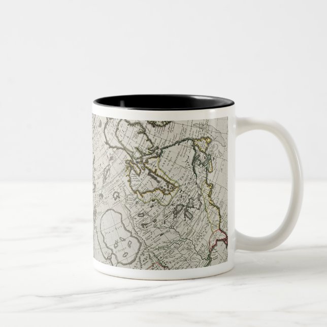 Tasse 2 Couleurs Carte des nouvelles découvertes (Droit)