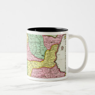 Tasse 2 Couleurs Carte du royaume de la Hongrie et des états qui