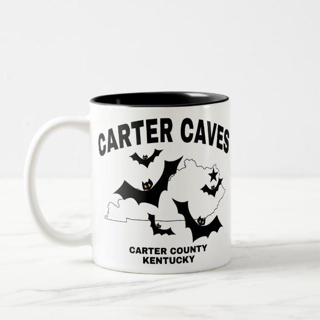 Tasse 2 Couleurs Carter Caves Kentucky (Gauche)