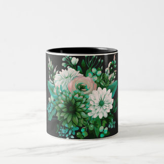 Tasse 2 Couleurs Carton d'invitation de mariage pour jardin floral