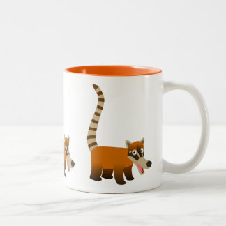 Tasse 2 Couleurs Carton souriant mignon Coatimundi