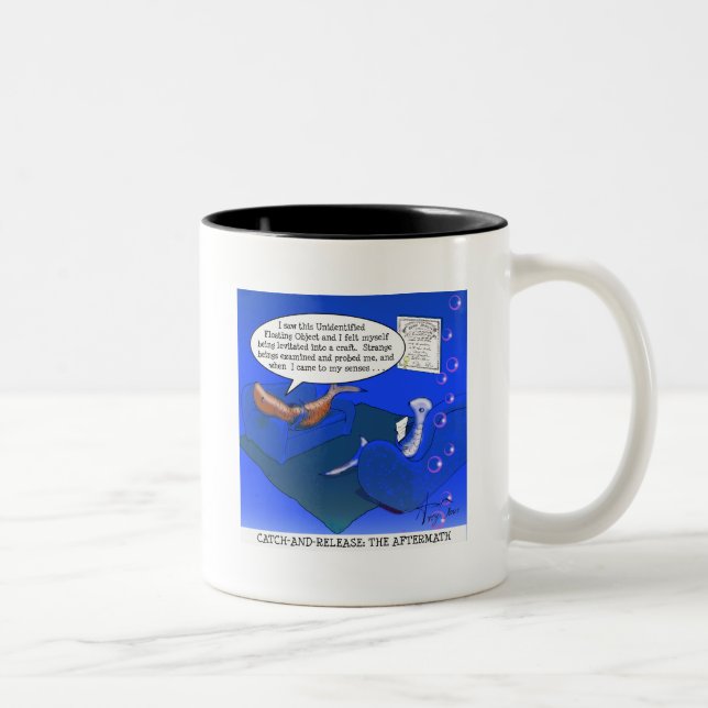 Tasse 2 Couleurs Cartoon Catch-Release (Droit)