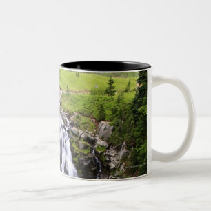 Tasse 2 Couleurs Cascade en parc national de mont Rainier
