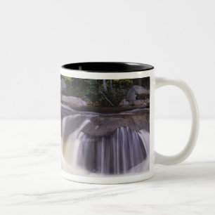 Tasse 2 Couleurs Cascades, route de Kancamagus, blanc