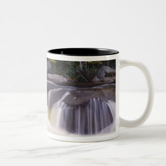 Tasse 2 Couleurs Cascades, Route Kancamagus, Blanc (Droit)