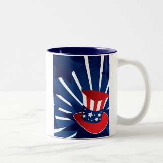 Tasse 2 Couleurs Casquette d'Oncle Sam