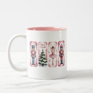 Tasse 2 Couleurs Casse-noisette Fête de Noël Cadeau de Fête Festif 