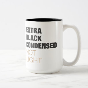Tasse 2 Couleurs casserole helvetica