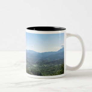 Tasse 2 Couleurs Castelnuovo di Garfagnana, Toscane, Italie -