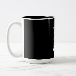 Tasse 2 Couleurs Cat Americat 4 juillet Américain Gamer