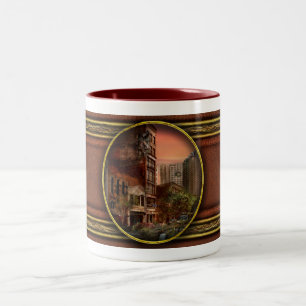 Tasse 2 Couleurs Catastrophe - Pittsburgh, PA - Le bogue Y2K