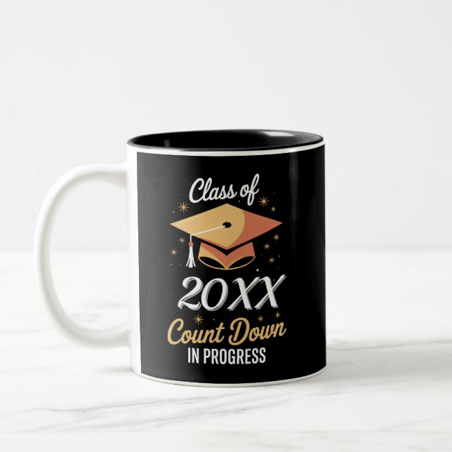 Tasse 2 Couleurs Catégorie 2026 Compter En Cours Personnalisé (Gauche)