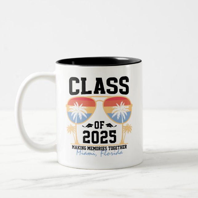 Tasse 2 Couleurs Catégorie de voyage 2025 sur mesure (Gauche)