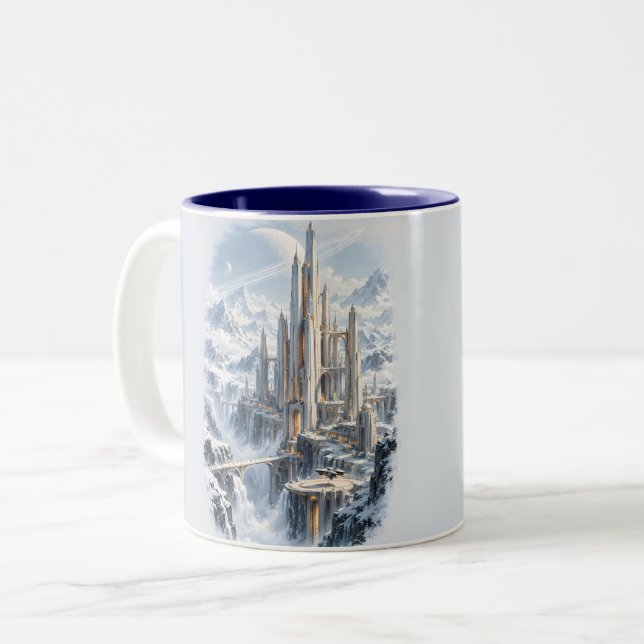 Tasse 2 Couleurs Cathédrale du Silence (Devant gauche)