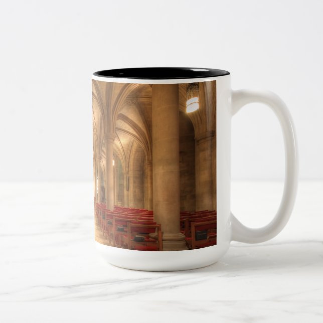 Tasse 2 Couleurs Cathédrale nationale de Washington Bethlehem Chape (Droit)