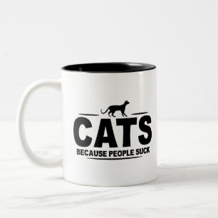 Tasse 2 Couleurs CATS - Parce que les gens s'amusent