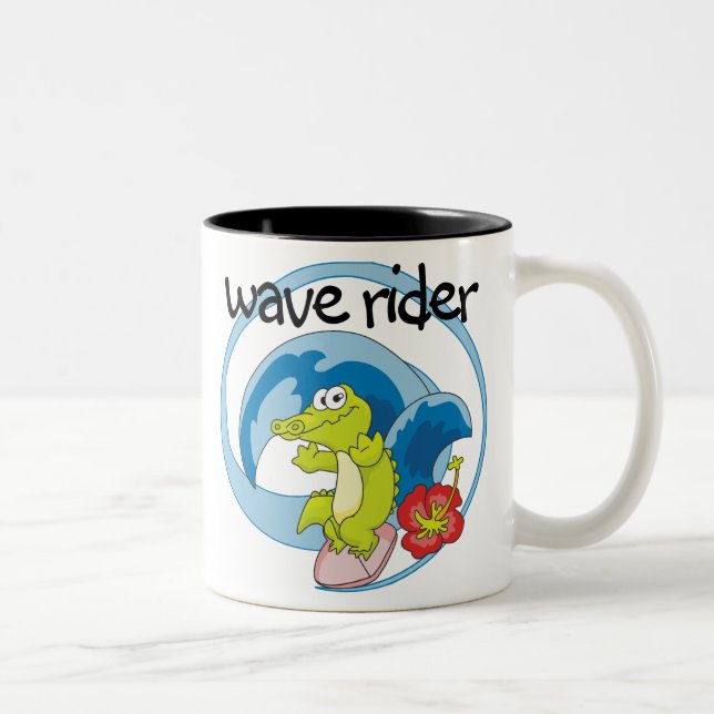 Tasse 2 Couleurs Cavalier de vague (Droit)