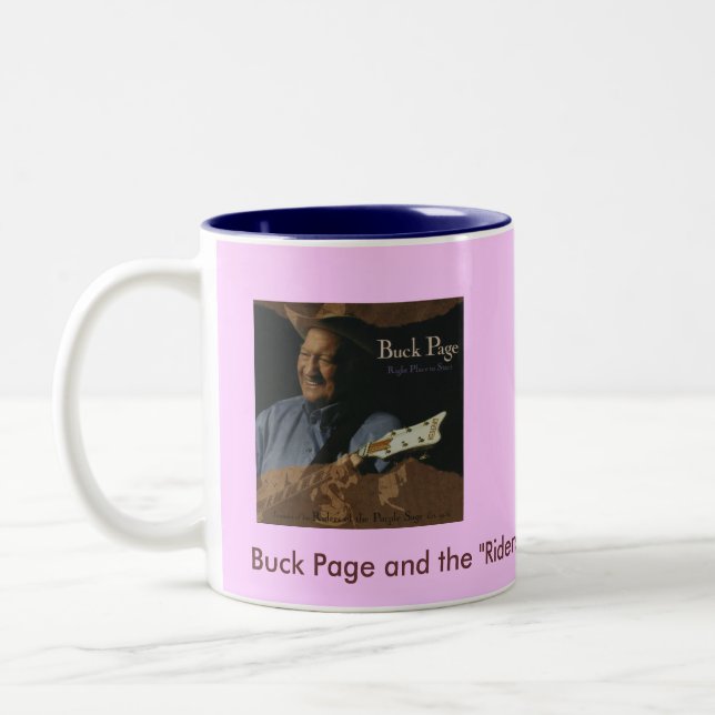 Tasse 2 Couleurs Cavaliers de la sauge pourpre (Gauche)