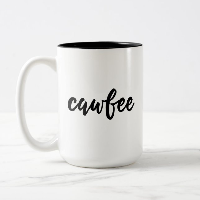 Tasse 2 Couleurs Cawfee (Gauche)